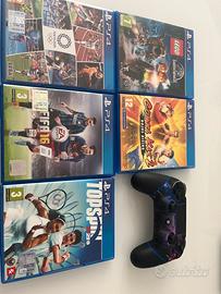 Set di giochi ps4 e joystik