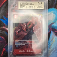 Carta Gradata BGS 9.5 Monkey D Dragon One Piece