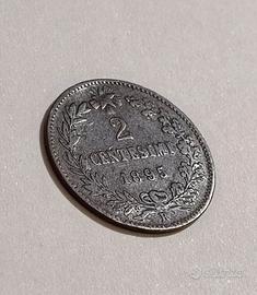 moneta 2 centesimi 1895 - R - regno d'italia