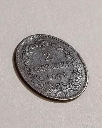 moneta 2 centesimi 1895 - R - regno d'italia
