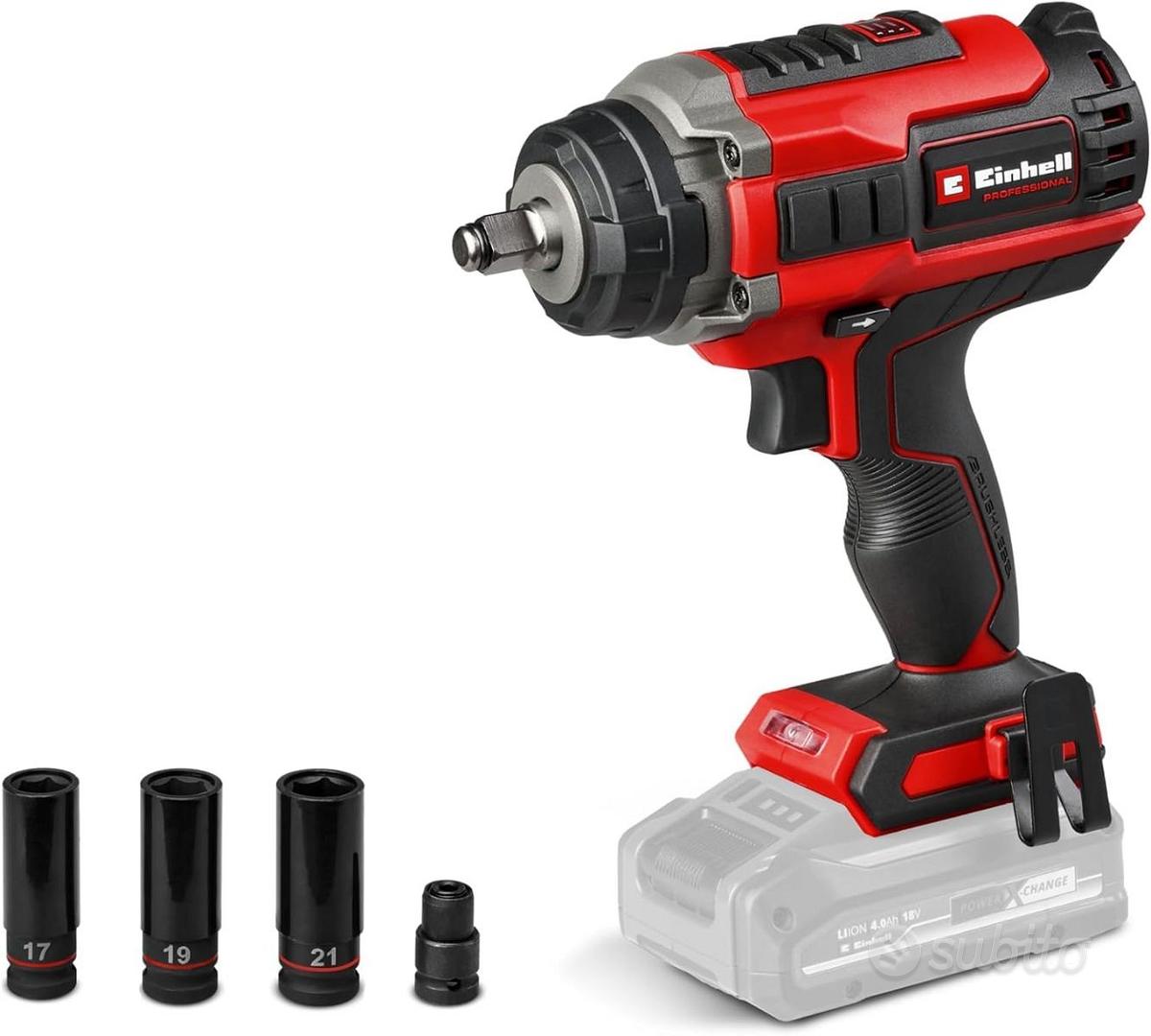 Einhell Professional Avvitatore a percussione a ba - Giardino e Fai da