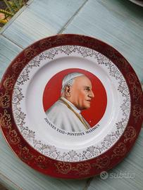 PIATTO VINTAGE COMMEMORATIVO PAPA GIOVANNI XXIII