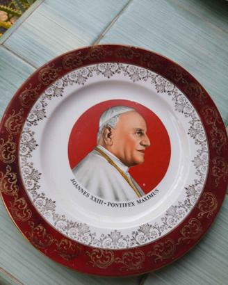 PIATTO VINTAGE COMMEMORATIVO PAPA GIOVANNI XXIII