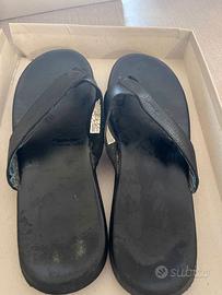 Infradito Uomo Timberland Vintage Pelle Nera 44