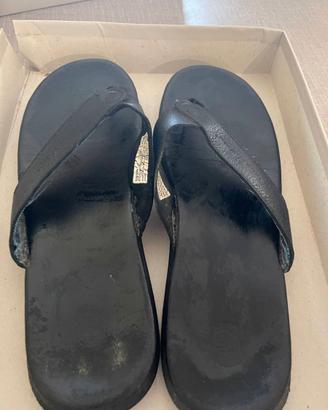 Infradito Uomo Timberland Vintage Pelle Nera 44
