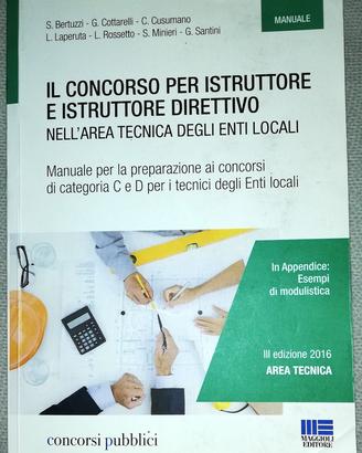 Manuale concorso istruttore tecnico C / D