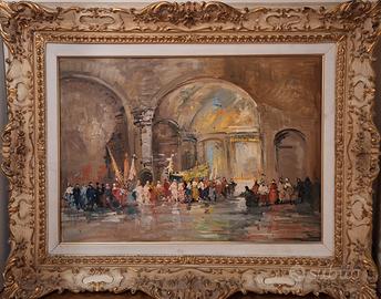 Norberto Martini "La processione"