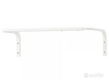 Bastone appendiabiti, bianco, 60-90 cm
