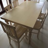 TAVOLO IN LEGNO 160x80