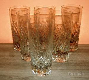 SPLENDIDO SERVIZIO WHISKY IN CRISTALLO ANNI '70