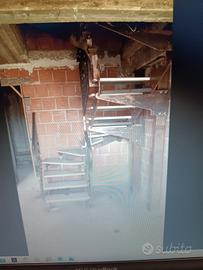 scala in ferro battuto 