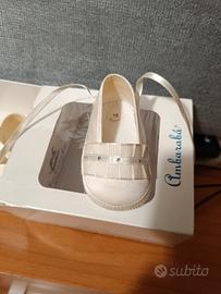 Scarpe battesimo bambina n.16