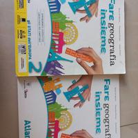 Libri ''fare geografia insieme 2'' + atlante 2