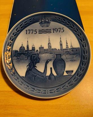 Piatto Royal Copenaghen 1975 bicentenario original