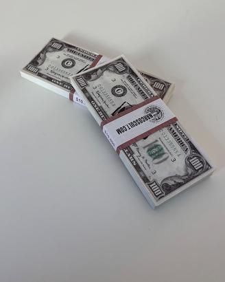 Mazzette Banconote 100$ Prop Money Narcos