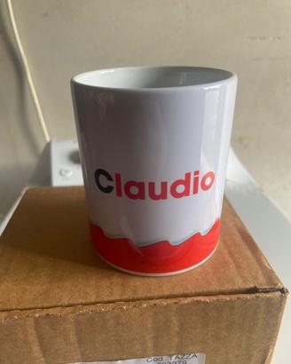 Tazza kinder con nome