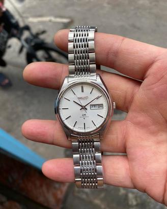 Seiko Lord Matic 5606 8051 quadrante bianco perla