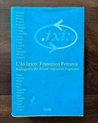 l'io lirico Francesco Petrarca libro 