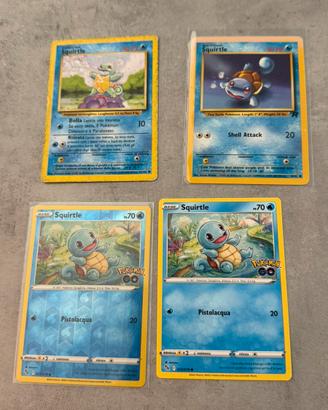 Lotto carte Pokémon Squirtle