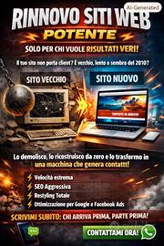 restyling totale-Sito lento o brutto? Lo sistemo