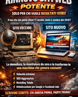 restyling totale-Sito lento o brutto? Lo sistemo