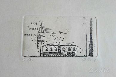 Stampa acquaforte di Anna Cingi Venezia