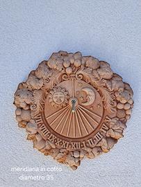 Meridiana in terracotta