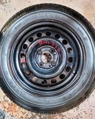 BMW E30 320 318  ruota scorta 4 bulloni  MICHELIN