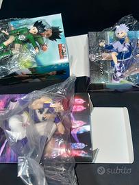 Set 3 Action Figure Hunter X Hunter con scatola