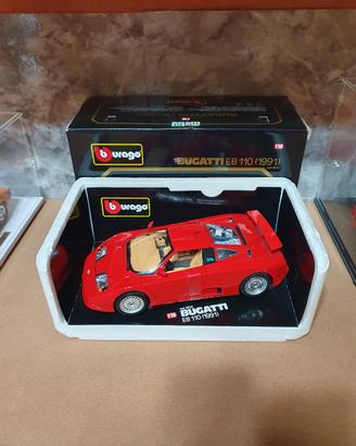 Bugatti EB 110 Bburago scala da 1/18