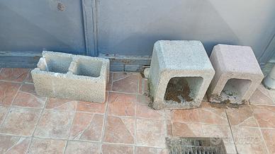 mattone forato grigio di graniglia nuovi