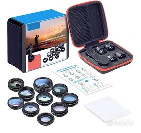 Kit 10 lenti per Smartphone/Tablet