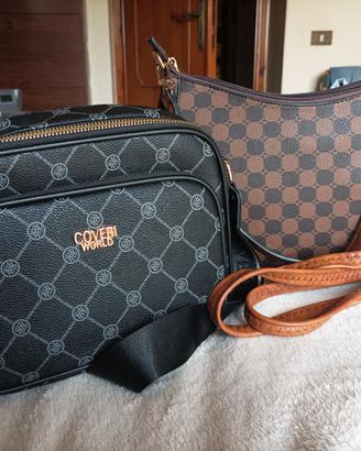 Lotto 2 Borse Donna:Tracolla Coveri +Borsa Spalla 