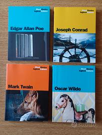 Quattro libri, piccole storie inglese italiano.