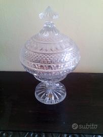 centro tavola in cristallo pesante "Lausitzer Glas