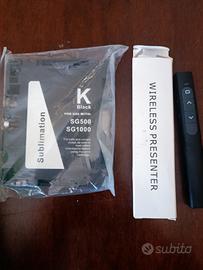 presentatore wireless e cartucciacl stampante