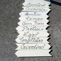 frecce per allestimenti