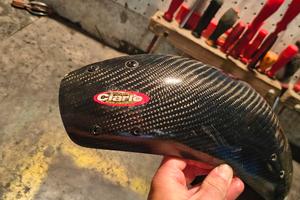 Para marmitta TM 125 Ciarlo carbonio 