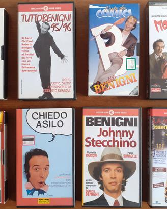 Roberto Benigni 8 videocassette