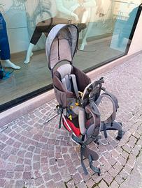 zaino porta bambino Deuter - Nero/Rosso - usato