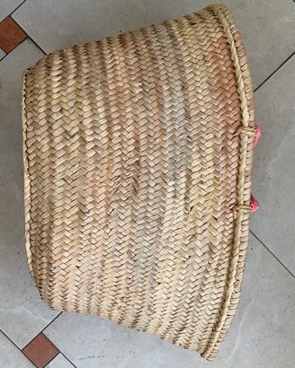 Borsa da mare di paglia nuova