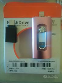 flash drive dual storage per iOS e PC 512GB