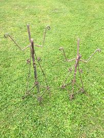 Portafiori in ferro vecchi