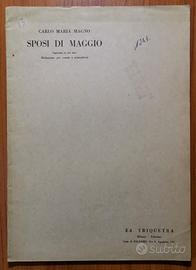 Magno - SPOSI DI MAGGIO, spartiti Canto e Piano 