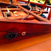 Pedaliera in legno artigianale