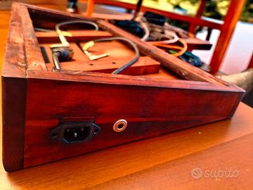 Pedaliera in legno artigianale