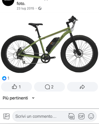 Xp fat bike elettrica