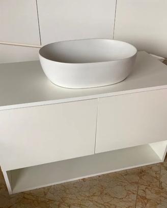 Mobile in legno bianco opaco nuovo