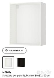 Pensile bianco METOD IKEA 