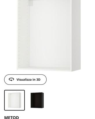 Pensile bianco METOD IKEA 